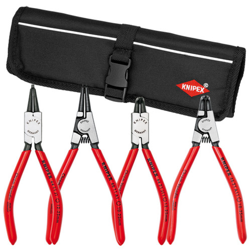 KNIPEX 4 Pc Circlip Set In Pouch Straight & 90 Degree 9K001952US