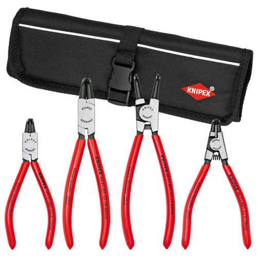 KNIPEX 4 Pc Circlip Set In Pouch 90 Degree 9K001954US