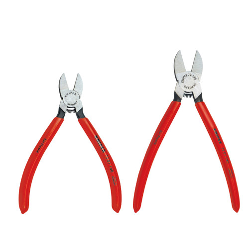 KNIPEX 2 Pc Flush Cutter Set in a Pouch (72 01 140 and 72 01 180) 9K008090US