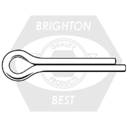 1/4" x 2 1/2" Cotter 18-8 Stainless Asme B18.8.1 Pins, Qty 100
