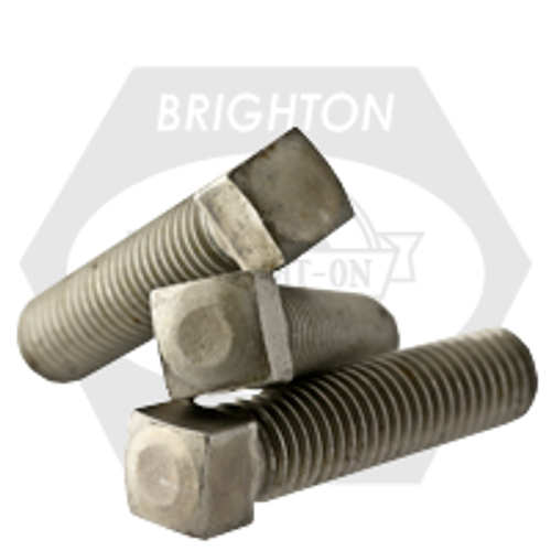 3/4"-10 x 4 1/2" Oval Point Square Head Set Screws Oval Point, Coarse, Case Hardened Plain, Qty 25