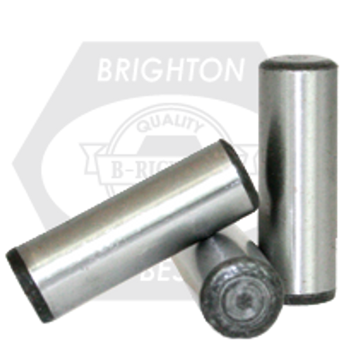 M6 x 28 mm Dowel Pins, Alloy, DIN 6325, Plain, Qty 100