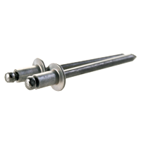 Ssb5-4 5/32 (.188-.250) 304 Stainless Steel/Steel Zinc Dome Head Rivet (Inch) 09Bs54, Qty 750