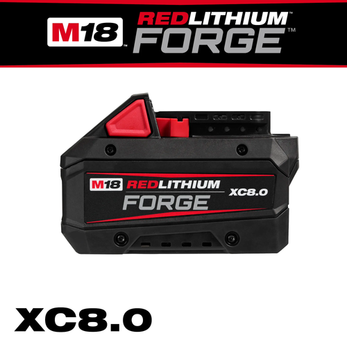 Milwaukee 48-11-1881 M18 REDLITHIUM FORGE XC8.0 Battery Pack Milwaukee 48-11-1881 M18 REDLITHIUM FORGE XC8.0 Battery Pack