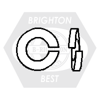 3/8" Hi-Collar Split Lock Washers Med. Carbon Zinc Yellow Cr+6, Qty 10000