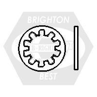 5/8" Internal Tooth Lockwasher Internal Tooth Lockwasher Plain, Qty 5000