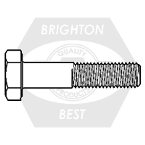 5/8"-11 x 4 1/2" Hex Cap Screws, Grade 5, Zinc Js500, Partially Threaded, Qty 80