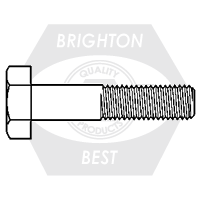 3/4"-10 x 3 1/2" A307 Grade B Heavy Hex Bolts Coarse, Hot-Dipped Galvanized HDG, Partially Threaded, Qty 90