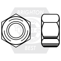 3/4"-10 A563 Grade C Heavy Hex Nut Zinc Cr+3, Qty 340