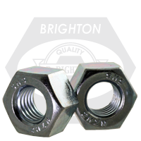 1 3/8"-6 Hex Nuts A194 / Sa 194 2H Heavy Coarse Zinc Cr+3, Qty 40