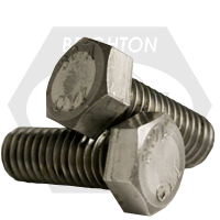 1/2"-13 x 14" Hex Bolts, 6" Thread, A307 Grade A, Coarse, Low Carbon Steel, Plain Finish, Qty 55