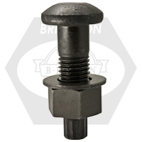 7/8"-9 x 5 1/4" A325 T.C. Bolt Plain With A563 Dh Hvy Hex Nut & Round F436 Washer, Qty 120