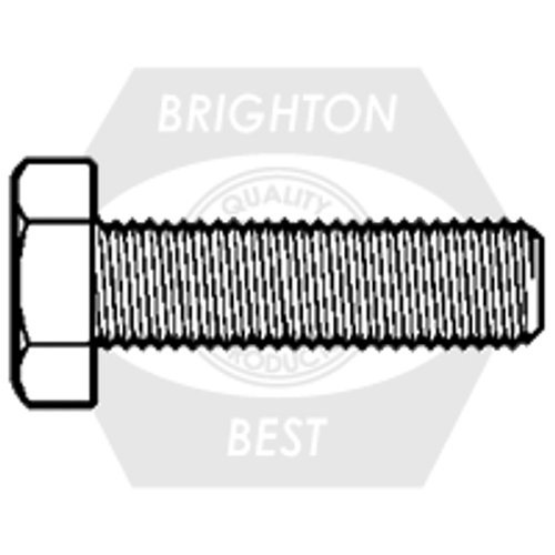 3/4"-10 x 3 1/2" Hex Tap Bolt A307 Grade A Hdg, Fully Threaded, Qty 75