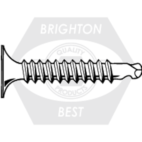 #6-20 x 1 5/8" #2 Point Bugle Head Phillips Bsd Proferred Drywall Self Drilling Screws, Gray Phosphated, Qty 5000
