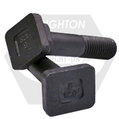1"-8 x 12", Bsw T-Slot Bolt, Plain Finish, Qty 15
