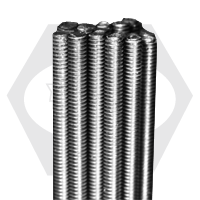 1/2"-13 x 10' Unc A307 Grade A All Thread Rods Zinc Cr+3, Qty 12