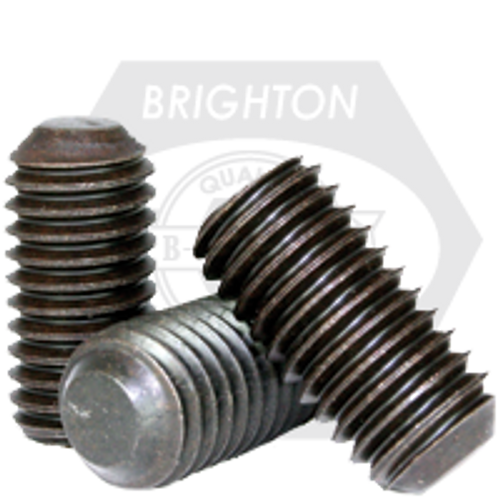 M4-0.70 x 14 mm Socket Set Screws Flat Point 45H, Coarse, Alloy ISO 4026 /, DIN 913, Qty 5000