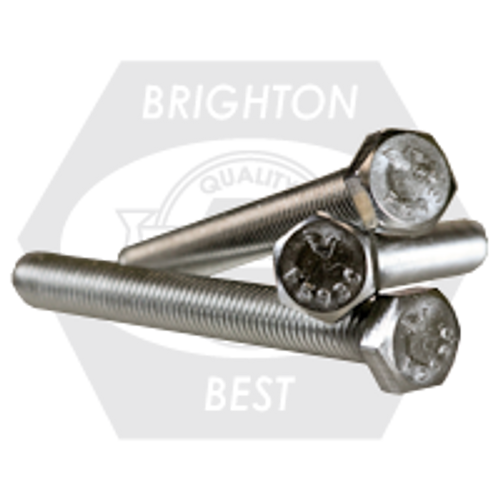 5/16"-24 x 1 1/2" Hex Cap Screws Full Thread Fine, 18-8 Stainless Steel, Fully Threaded, Qty 1000