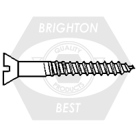 #12-11 x 1 1/4" Oval Head Slot Wood Screw Zinc, Qty 2000