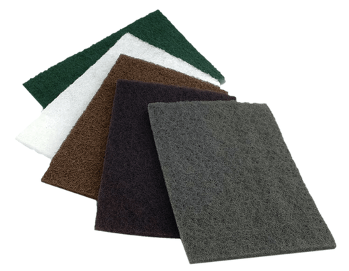 6" x 9" - Grey - M19 Ultra Fine Non-Woven Hand Pad, Qty 10