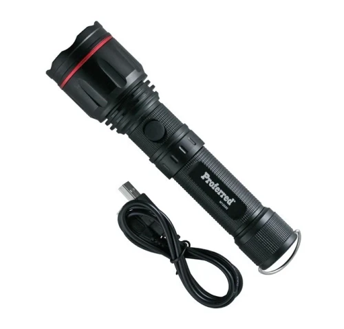 700 Lumen Rechargeable Flashlight - Proferred Flash & Work Lights (Battery Included), Qty 5