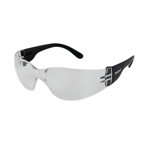 Proferred 100 Clear Lens As&Af Safety Glasses Ansi Z87.1 Compliant, Qty 12