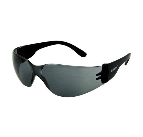 Proferred 100 Smoke Lens As&Af Safety Glasses Ansi Z87.1 Compliant, Qty 12