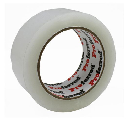 2Inx110Yd(100M), 1.8Mil, Acrylic-Clear Proferred Packaging Tape, Qty 36