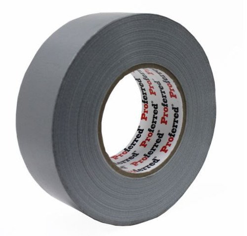 1.88In x 60Yd (55M), 0.225mm (8.8Mil) Heavy Duty - Silver Proferred Duct Tape, Qty 36