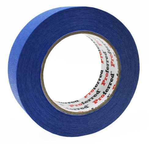 1.41In x 60Yd (55M), 0.13mm (5.1Mil) Proferred Blue Painters Tape, Qty 36