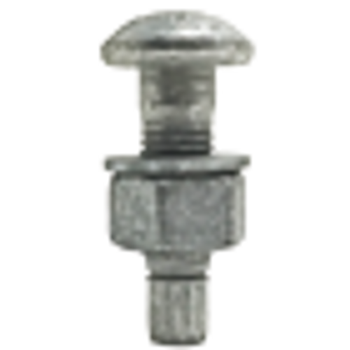 7/8"-9 x 2 1/2" USA A325 Tc Bolt Assembly W/A563 Dh Hvy Nut & Rd F436 Washer Mech Gal, Qty 180