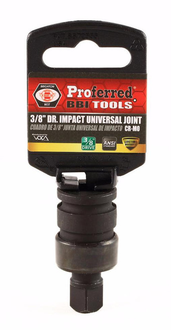 3/8" Drive Impact Universal Joint, Qty 1