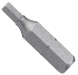 7/64" x 1" Hex Bit Hex Drive Screwdriver Bits, Qty 25