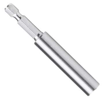 4" Bit Holder (1Pc Const) W/Ring Bit Holder Screwdriver Bits, Qty 1