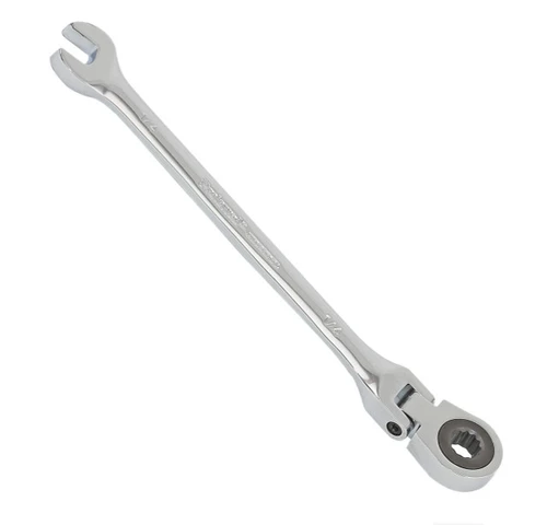 5/16" Proferred Flex Ratcheting Combination Wrench , Chrome Finish, Qty 1