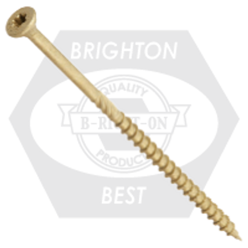#8  x  2",6 Lobe 20 Drive (375Pcs With 1 Bit In Jar) Professional Decking & Outdoor Wood Screw (Skt Ii), Qty 1