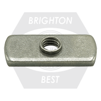 5/16"-18 Spot Weld Nut, Double Tab, Qty 1000