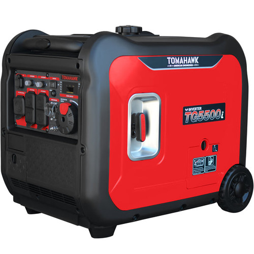 Tomahawk TG5500i 5500 MaxWatt Inverter Gas Power Portable Generator