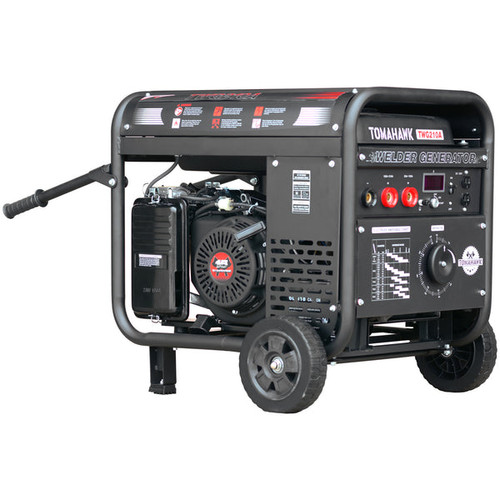 Tomahawk TWG210A 210 Amp Welder Generator Stick TIG Engine Driven Inverter 2000 Watt Portable Kit Tomahawk TWG210A 210 Amp Welder Generator Stick TIG Engine Driven Inverter 2000 Watt Portable Kit