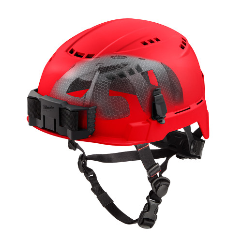 Milwaukee 48-73-1358 BOLT Red Vented Safety Helmet with IMPACT ARMOR Liner (USA) - Type 2, Class C Milwaukee 48-73-1358 BOLT Red Vented Safety Helmet with IMPACT ARMOR Liner (USA) - Type 2, Class C