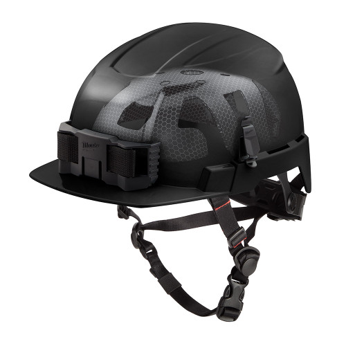 Milwaukee 48-73-1375 BOLT Black Front Brim Safety Helmet with IMPACT ARMOR Liner (USA) - Type 2, Class E Milwaukee 48-73-1375 BOLT Black Front Brim Safety Helmet with IMPACT ARMOR Liner (USA) - Type 2, Class E
