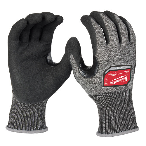 Milwaukee 48-73-7140 Cut Level 4 High-Dexterity Nitrile Dipped Gloves - S Milwaukee 48-73-7140 Cut Level 4 High-Dexterity Nitrile Dipped Gloves - S