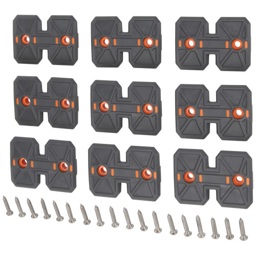 Klein Tools BCRP05 Hard Tool Module Flaps, Rail System, 9-Pack