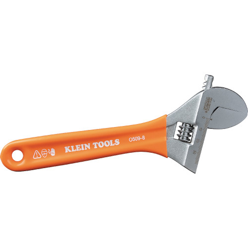 Klein Tools O5098 Extra-Wide Jaw Adjustable Wrench , 8-Inch
