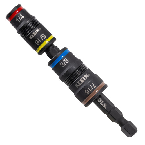 Klein Tools 32932 5-in-1 Impact Rated Flip Socket Set