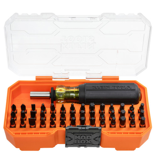 Klein Tools 33803 ProFlex Impact Screwdriver Bit Set, 44-Piece