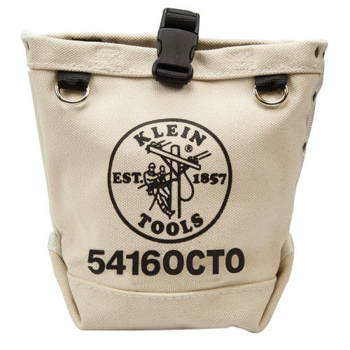 Klein Tools 5416OCTO Tool Bag, Bull-Pin and Bolt Pouch, Loop Connect, 5 x 5 x 9-Inch