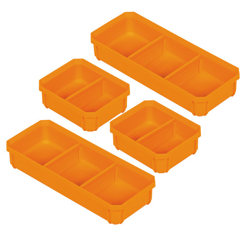 Klein Tools 54810MB MODbox Replacement Bins, Short, 4-Pack