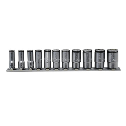 Ko-ken RS2350X/11 Special 1/4 Sq. Dr. Semi-Deep NUT GRIP Socket Set 5-14mm - 11 pieces