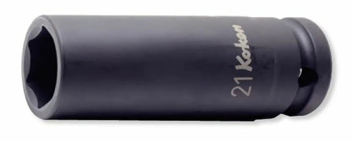Ko-ken 14113M-17 1/2 Sq. Dr. Wheel Nut Socket 17mm 6 point Length 80mm